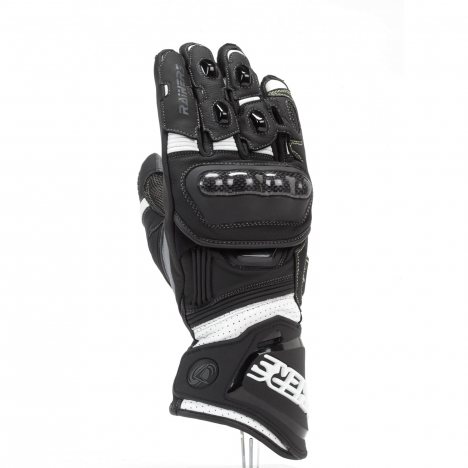 Guantes moto de verano Rainers modelo ROAD antideslizantes Negro